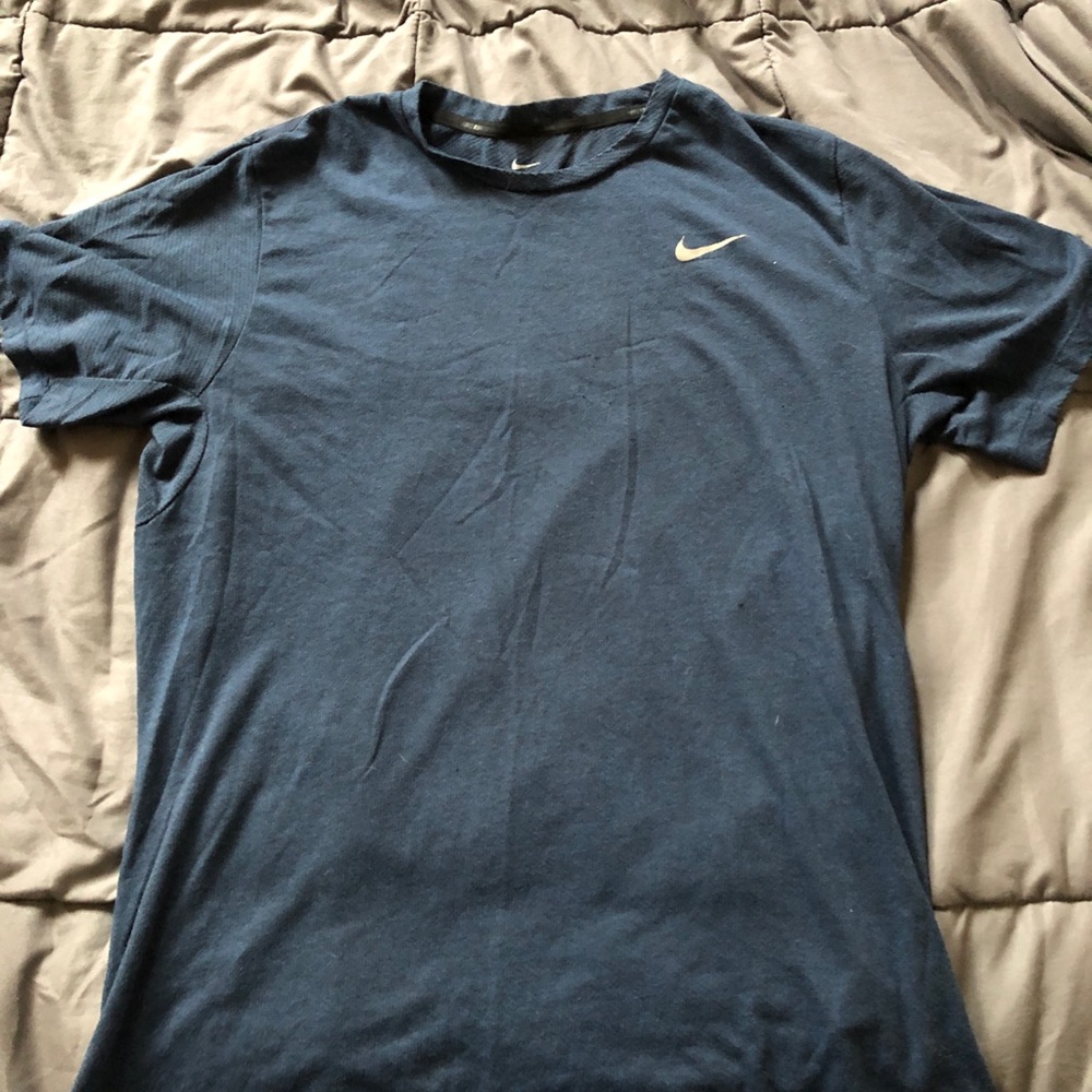 Men Nike Blue T shirt